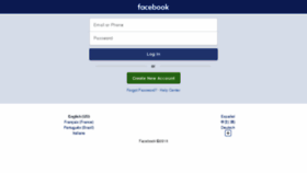 What M.facebook.com.br website looked like in 2018 (6 years ago)