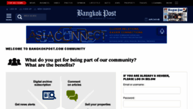 What Member.bangkokpost.com website looked like in 2018 (6 years ago)
