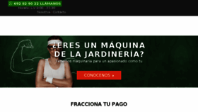 What Maquinariadejardineria.net website looked like in 2018 (6 years ago)