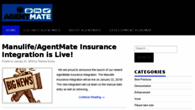 What Myagentmate.com website looked like in 2018 (6 years ago)