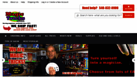 What Magictricks.com website looked like in 2018 (7 years ago)