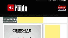 What Mehaceruido.com website looked like in 2018 (6 years ago)