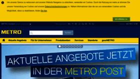 What Metro.at website looked like in 2018 (6 years ago)