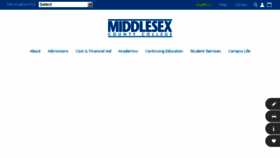 What Middlesexcc.edu website looked like in 2018 (6 years ago)