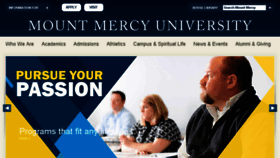 What Mtmercy.edu website looked like in 2018 (6 years ago)