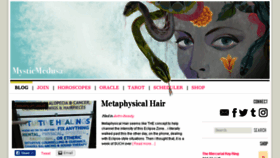 What Mysticmedusa.com website looked like in 2018 (6 years ago)