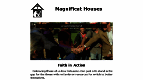 What Magnificathousesinc.org website looked like in 2018 (6 years ago)