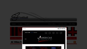 What Milan.vitalfootball.co.uk website looked like in 2018 (6 years ago)