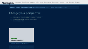 What Mageia.org website looked like in 2018 (7 years ago)