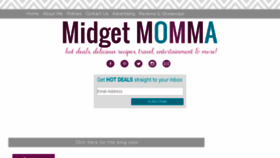 What Midgetmomma.com website looked like in 2018 (6 years ago)