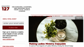 What Ministry127.com website looked like in 2018 (6 years ago)