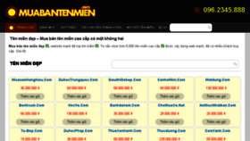 What Muabantenmien.com website looked like in 2018 (6 years ago)