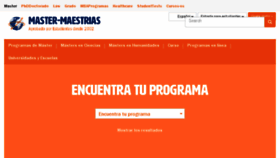 What Master-maestrias.com website looked like in 2018 (6 years ago)