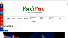 What Manusmenu.com website looked like in 2018 (6 years ago)