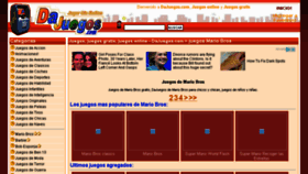 What Mario-bros.dajuegos.com website looked like in 2018 (6 years ago)