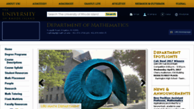 What Math.uri.edu website looked like in 2018 (6 years ago)