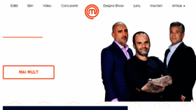 What Masterchef.protv.ro website looked like in 2018 (6 years ago)