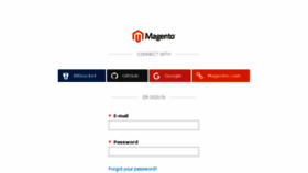 What Magento.cloud website looked like in 2018 (6 years ago)