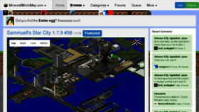 What Minecraftworldmap.com website looked like in 2018 (6 years ago)