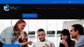 What Macit.com.au website looked like in 2018 (6 years ago)