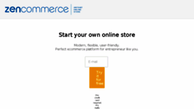 What Myzencommerce.in website looked like in 2018 (6 years ago)