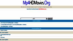 What Mp4moviez.xyz website looked like in 2018 (6 years ago)