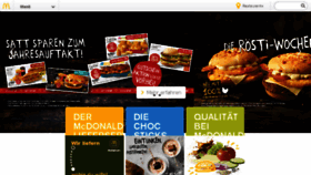 What Mcdonalds.de website looked like in 2018 (6 years ago)