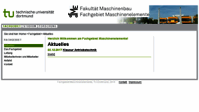 What Maschinenelemente.info website looked like in 2018 (6 years ago)