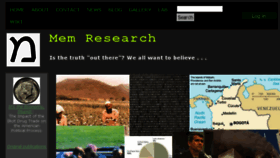 What Memresearch.org website looked like in 2018 (6 years ago)