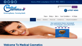 What Medicalcosmeticsltd.co.uk website looked like in 2018 (6 years ago)