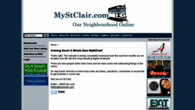 What Mystclair.com website looked like in 2018 (6 years ago)