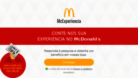 What Mcexperiencia.com.br website looked like in 2018 (6 years ago)