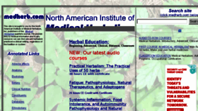 What Medherb.com website looked like in 2018 (6 years ago)