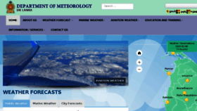 What Meteo.gov.lk website looked like in 2018 (6 years ago)