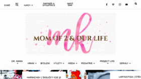 What Mklife.cz website looked like in 2018 (6 years ago)