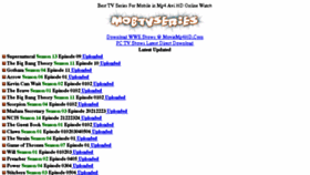What Mobtvseries.net website looked like in 2018 (6 years ago)