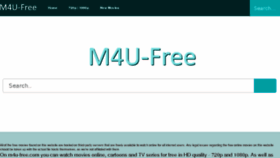What M4u-free.com website looked like in 2018 (6 years ago)