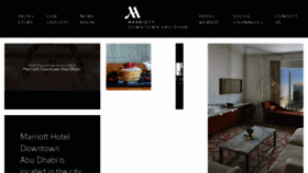 What Marriottdowntownabudhabilife.com website looked like in 2018 (6 years ago)