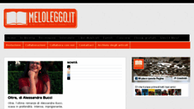 What Meloleggo.it website looked like in 2018 (6 years ago)