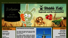 What Muehle-erks.de website looked like in 2018 (6 years ago)