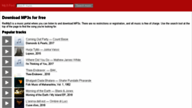 What Mp3red.ru website looked like in 2018 (6 years ago)