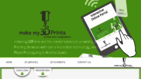 What Makemy3dprints.com website looked like in 2018 (6 years ago)