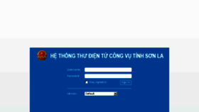 What Mail.sonla.gov.vn website looked like in 2018 (6 years ago)