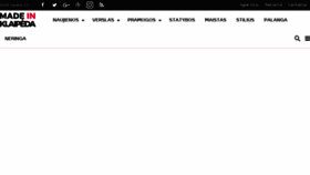What Madeinklaipeda.lt website looked like in 2018 (6 years ago)