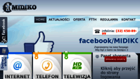 What Midiko.pl website looked like in 2018 (6 years ago)