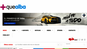 What Masquealba.com website looked like in 2018 (6 years ago)