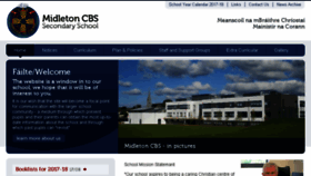 What Midletoncbs.ie website looked like in 2018 (6 years ago)