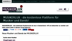 What Musikerlux.de website looked like in 2018 (6 years ago)