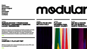 What Modularmusica.com website looked like in 2018 (6 years ago)