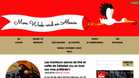 What Mon-week-end-en-alsace.com website looked like in 2018 (6 years ago)